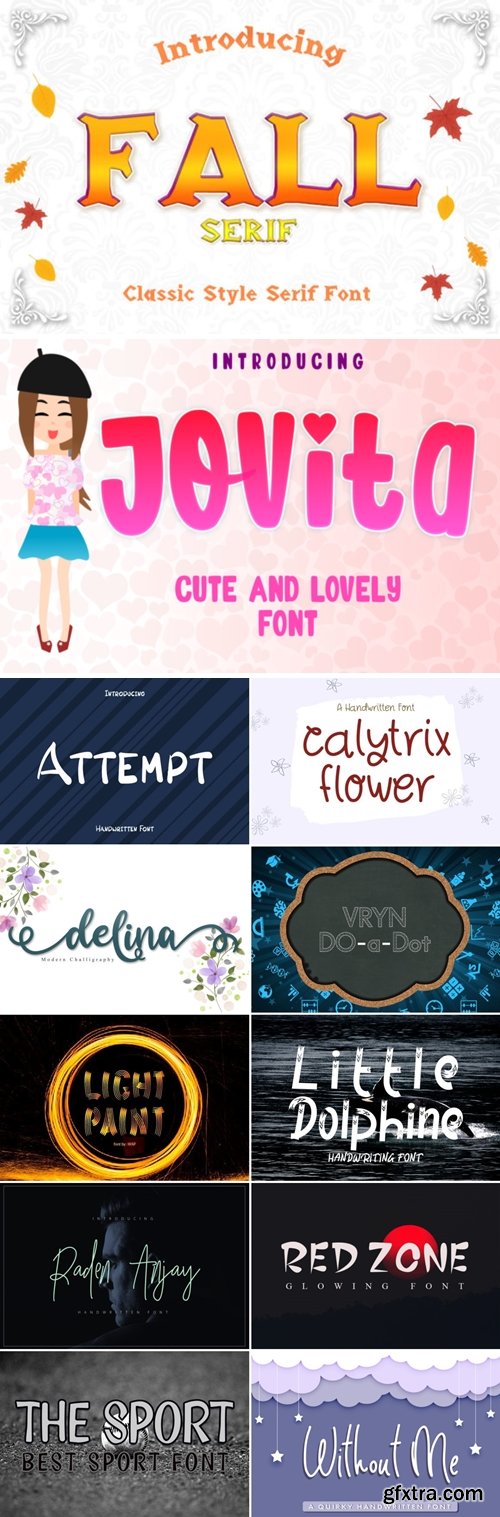 The Lovely Spring Font Bundle 2