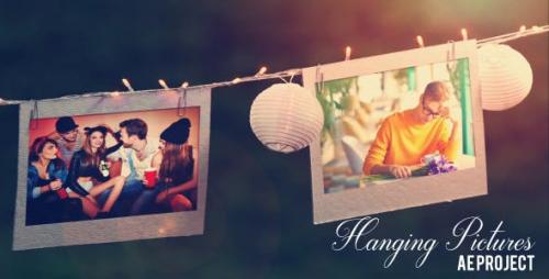 Videohive - Hanging Pictures Photo Album