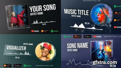 Videohive - Glass Audio React Music Visualizer - 27903768