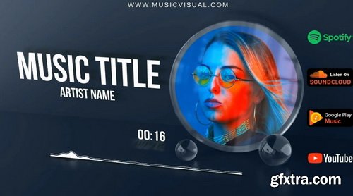 Videohive - Glass Audio React Music Visualizer - 27903768