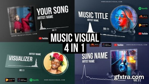 Videohive - Glass Audio React Music Visualizer - 27903768