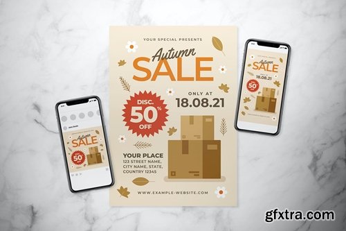 Autumn Sale Flyer Set