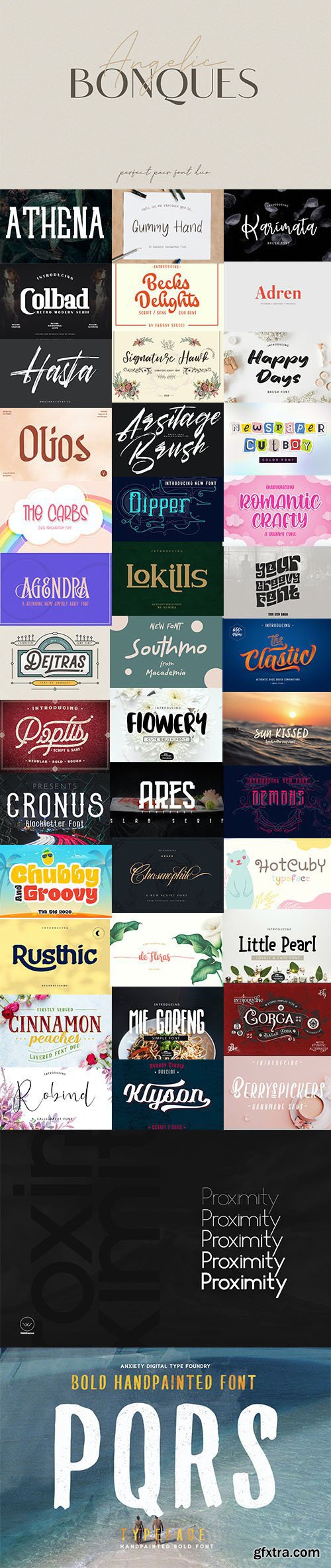 Super Fonts Pack Vol.2 [Aug/2020] - 42 Fonts