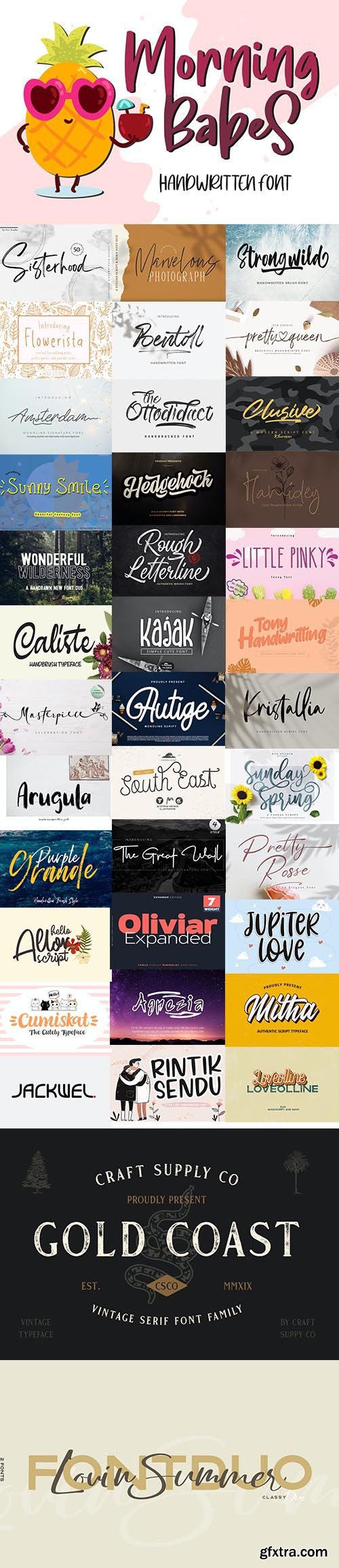 Super Fonts Pack Vol.5 [July/2020] - 40 Fonts