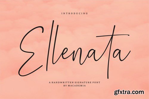 Ellenata - Signature Font