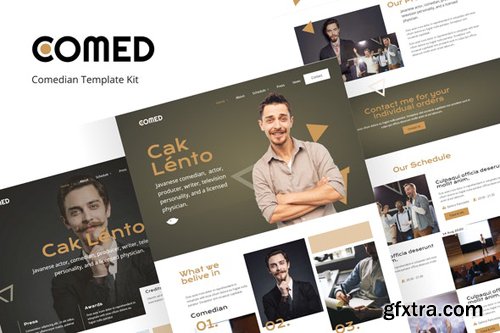 ThemeForest - Comed v1.0 - Comedian elementor Template Kit - 27939882