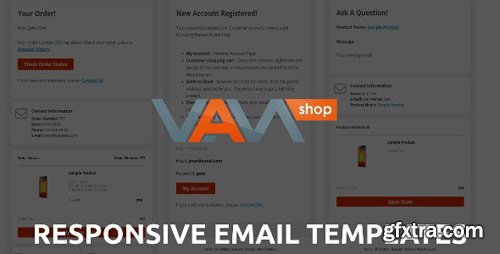 CodeCanyon - Responsive Email Templates for eCommerce WebSite v1.0 - 28061959