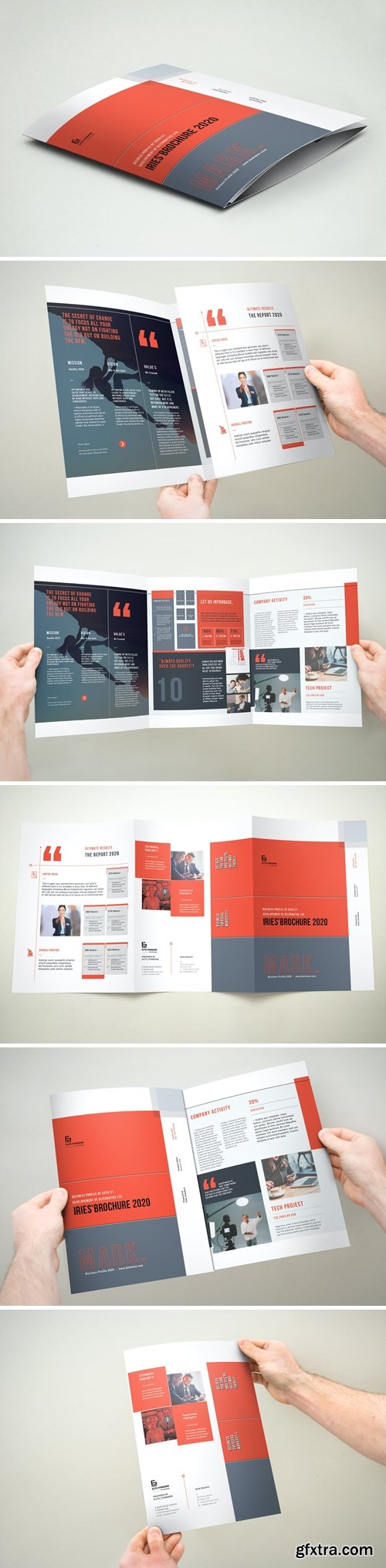 3xA4 Trifold Brochure