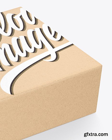 Kraft Paper Box with Snack Bars Mockup 64210