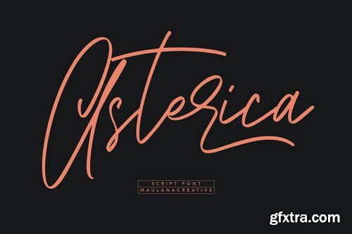 Asterica Signature Script Font