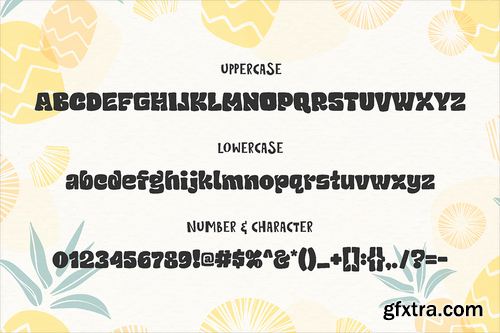 Chubby and Groovy - children retro font