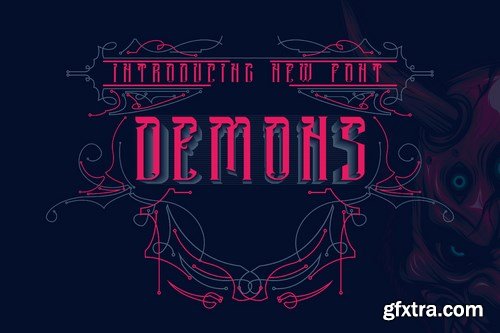 DEMONS - Blackletter Font