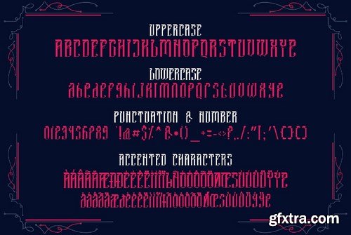 DEMONS - Blackletter Font