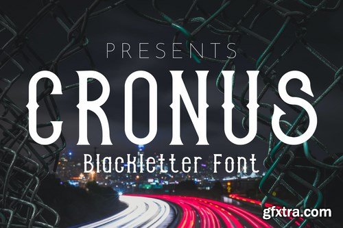 CRONUS - Blackletter font