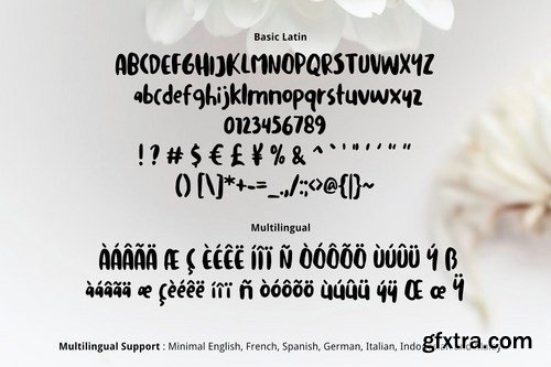 Flowery Brush Font