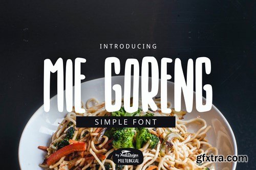 Mie Goreng Simple Font