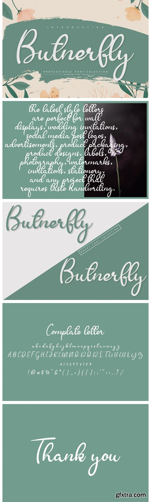 Butnerfly Font