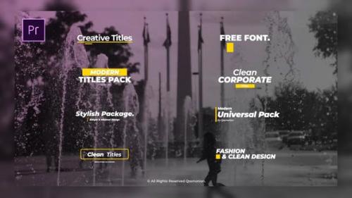 Videohive - Minimal and Creative Titles