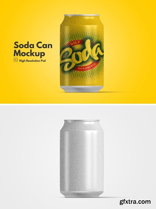 Soda Can Mockup V.1