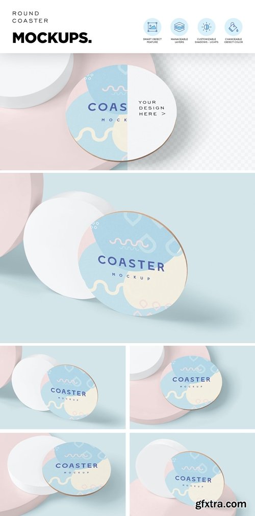 Round Coaster Mock-Ups