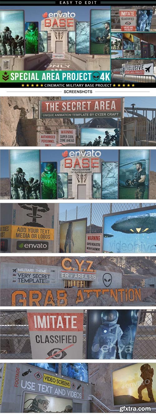 Videohive - Cinematic Military Base Titles - 27764074