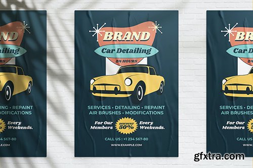 Vintage Car Wash Promotion