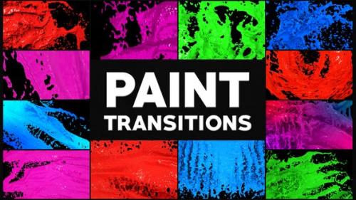 Videohive - Paint Transitions | Premiere Pro MOGRT