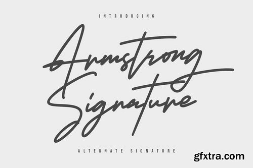 CM - Armstrong Signature Font 5284663