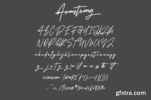 CM - Armstrong Signature Font 5284663