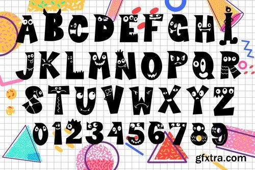 Cutie Monster - Monster Font