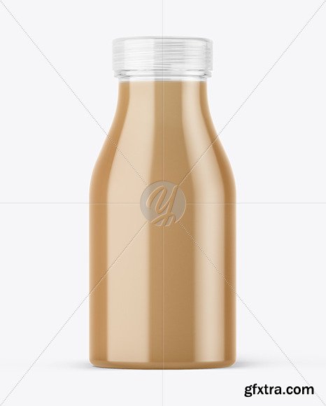 Coffee Bottle with a Tag Mockup 65352