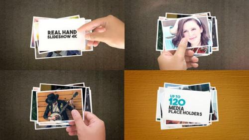 Videohive - Real Hand Slideshow 4K