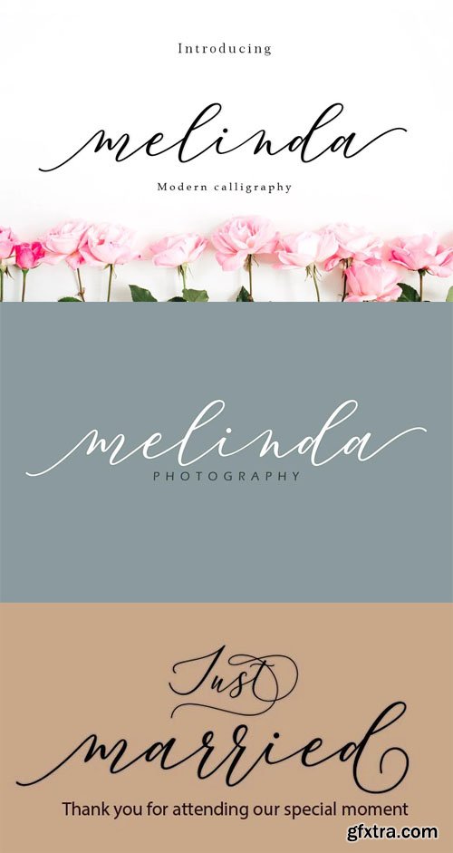 Melinda - Modern Calligraphy Font