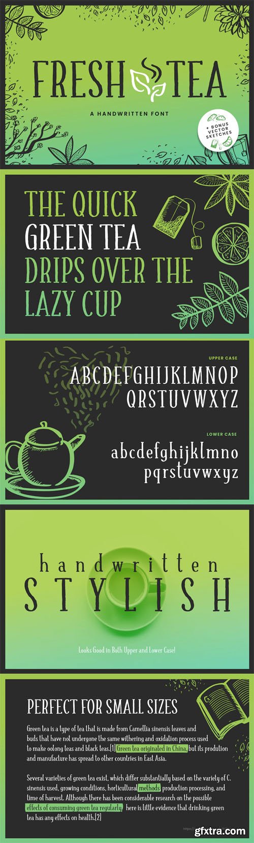 Fresh Tea - Handwritten Font