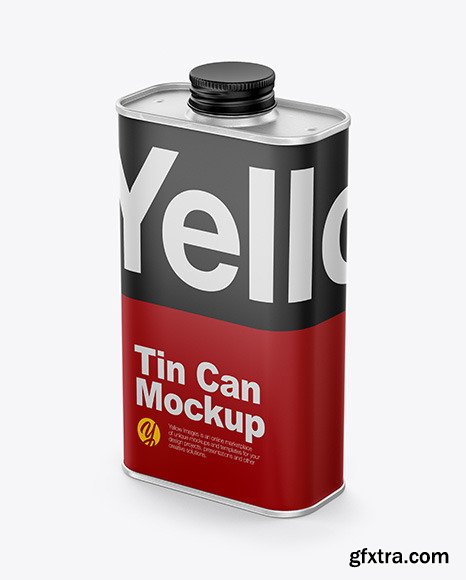 Matte Tin Can Mockup 65405