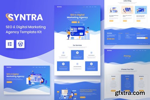 ThemeForest - SYNTRA v1.0 - SEO & Digital Marketing Agency Template Kit - 28052211