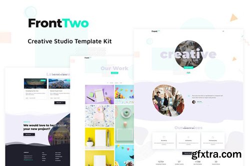 ThemeForest - FrontTwo v1.0 - Creative Studio Template Kit - 28101198