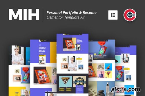 ThemeForest - MIH v1.0 - Personal Portfolio & Resume Template Kit - 28152989