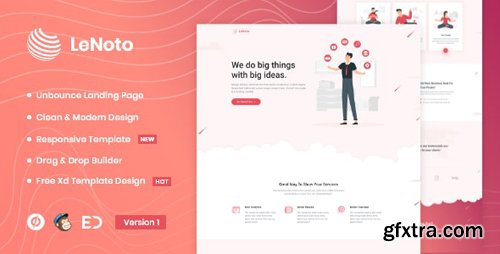 ThemeForest - LeNoto v1.0 - Isometric Business Unbounce Landing Page - 25902135