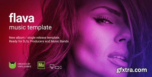 ThemeForest - Flava v1.0 - Album / Single Release Promo and DJ / Music Band Responsive Muse Template - 20177961