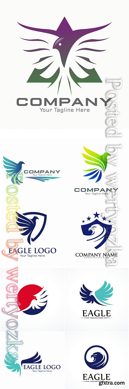 Eagle logo vector template