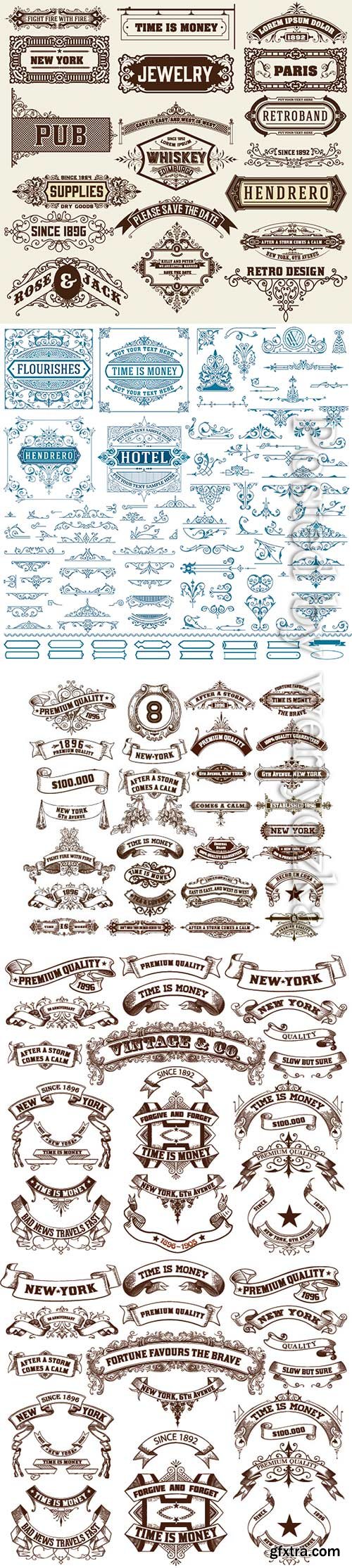 Vintage resources for invitations, banners, posters