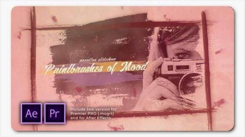 Videohive - Paintbrushes of Mood Parallax Slideshow