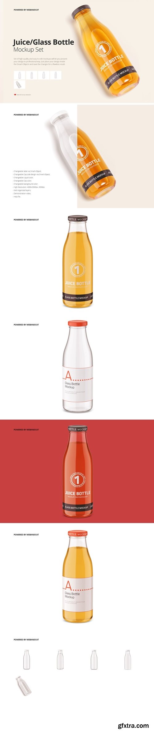 Juice / Glass Bottle Mock-up