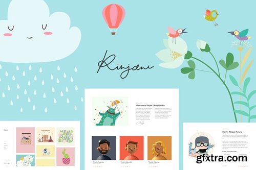 ThemeForest - Rinjani v1.0 - Template Kit for Illustrator and Designer - 28076989