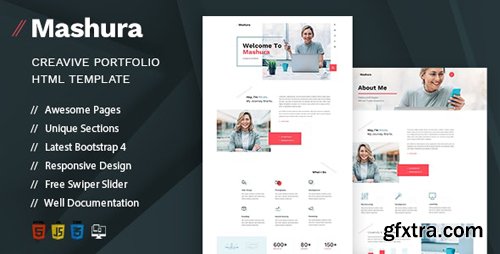 ThemeForest - Mashura v1.0 - Single Portfolio HTML Template - 27700448