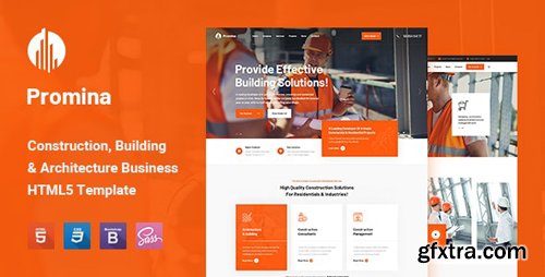 ThemeForest - Promina v1.0 - Construction and Building HTML5 Template (Update: 1 July 20) - 26975655