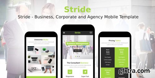 ThemeForest - Stride v1.0 - Business, Corporate and Agency Mobile Template - 21035183