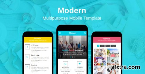 ThemeForest - Modern v1.0 - Multipurpose Mobile Template - 20071609