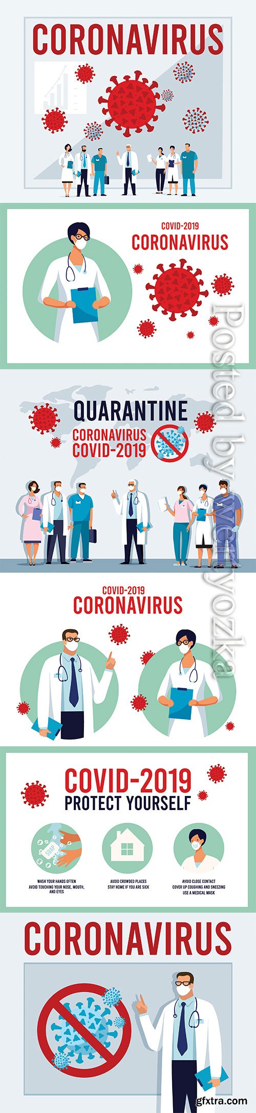 Novel coronavirus 2019-nCoV Conceptual vector illustration